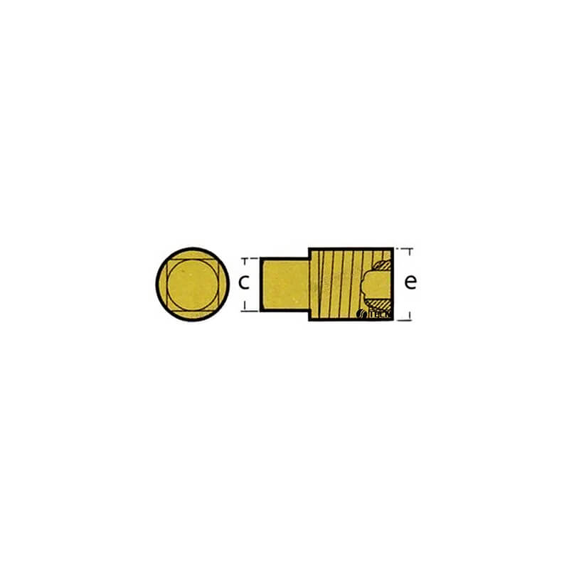Anode plug 3/4