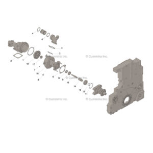 Bomba agua dulce serie K19 Cummins