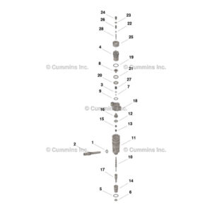 Injector serie QSL9 Cummins ReCon